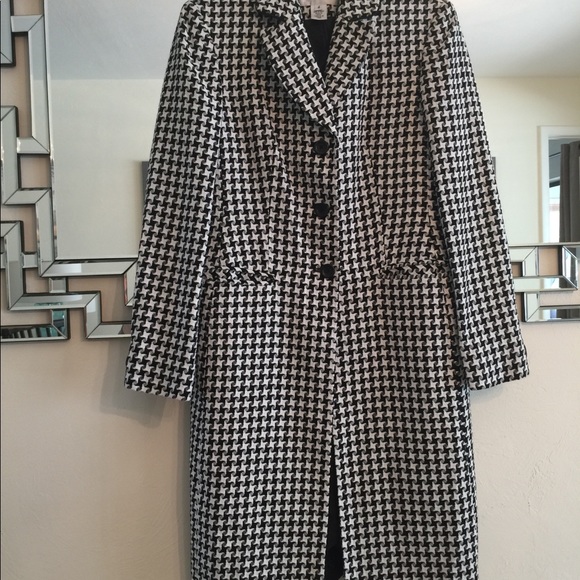 Jones New York Houndstooth Jacket 